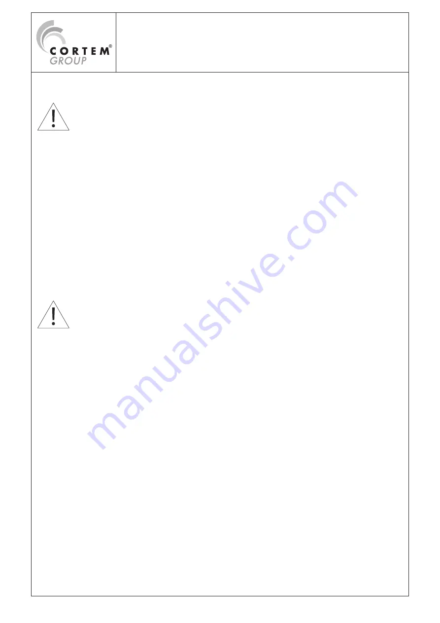 CORTEM LifEx Series Mounting Instructions Download Page 8