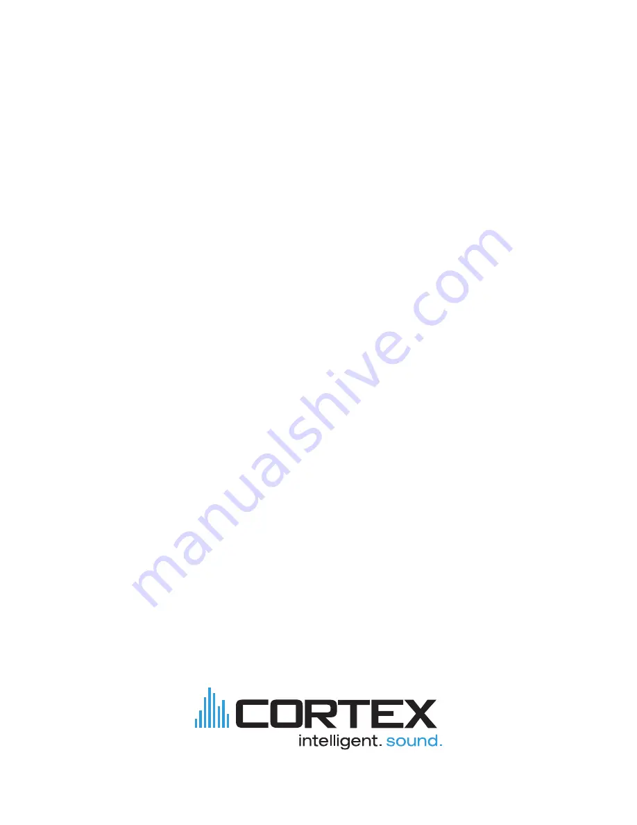 Cortex DMIX-300 Product Manual Download Page 30