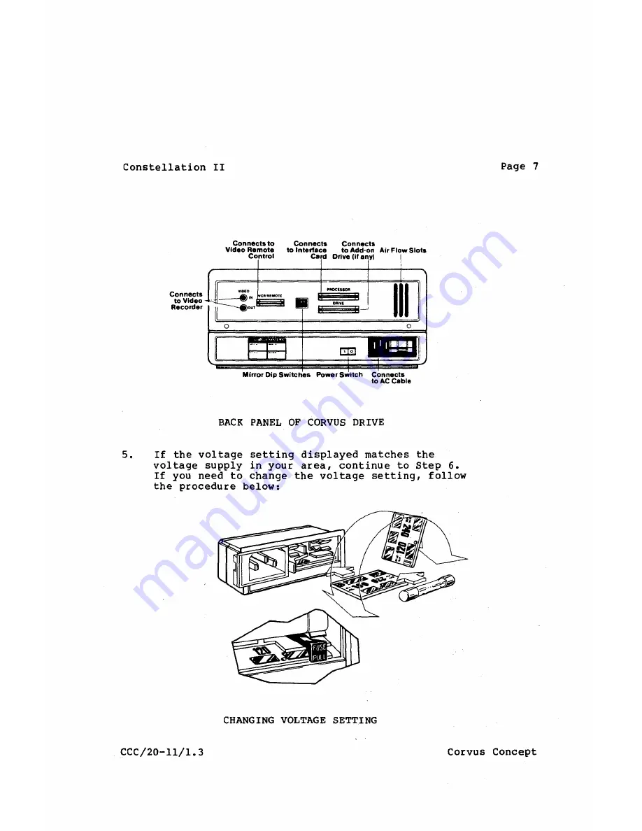 Corvus systems Corvus Installation Manual Download Page 12