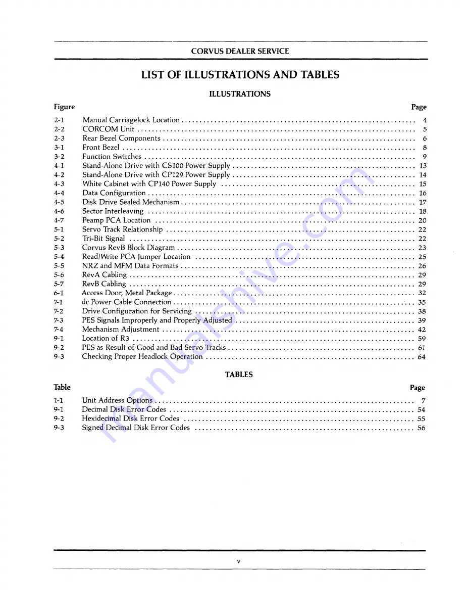 CORVUS 11MB Service Manual Download Page 10