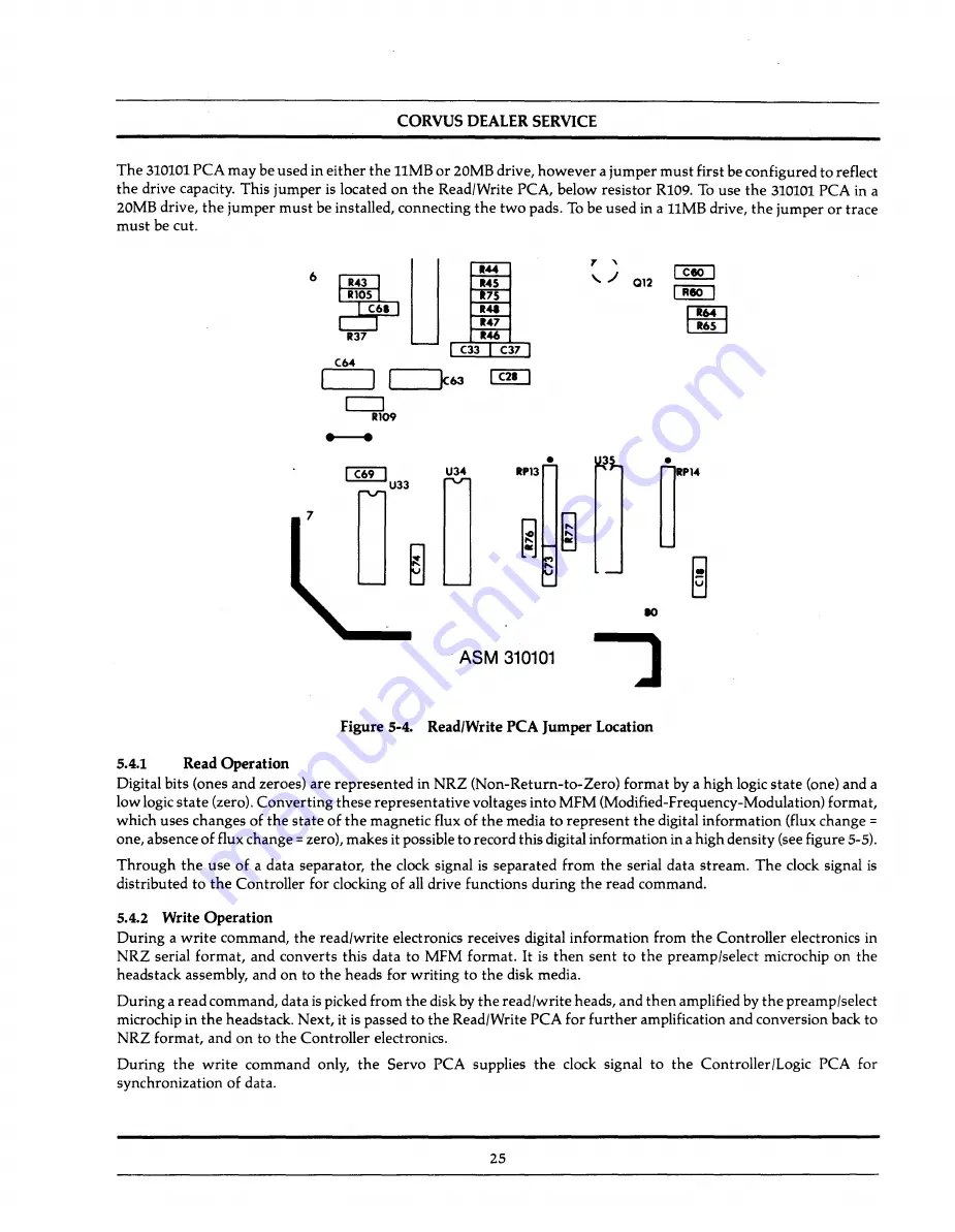 CORVUS 11MB Service Manual Download Page 43