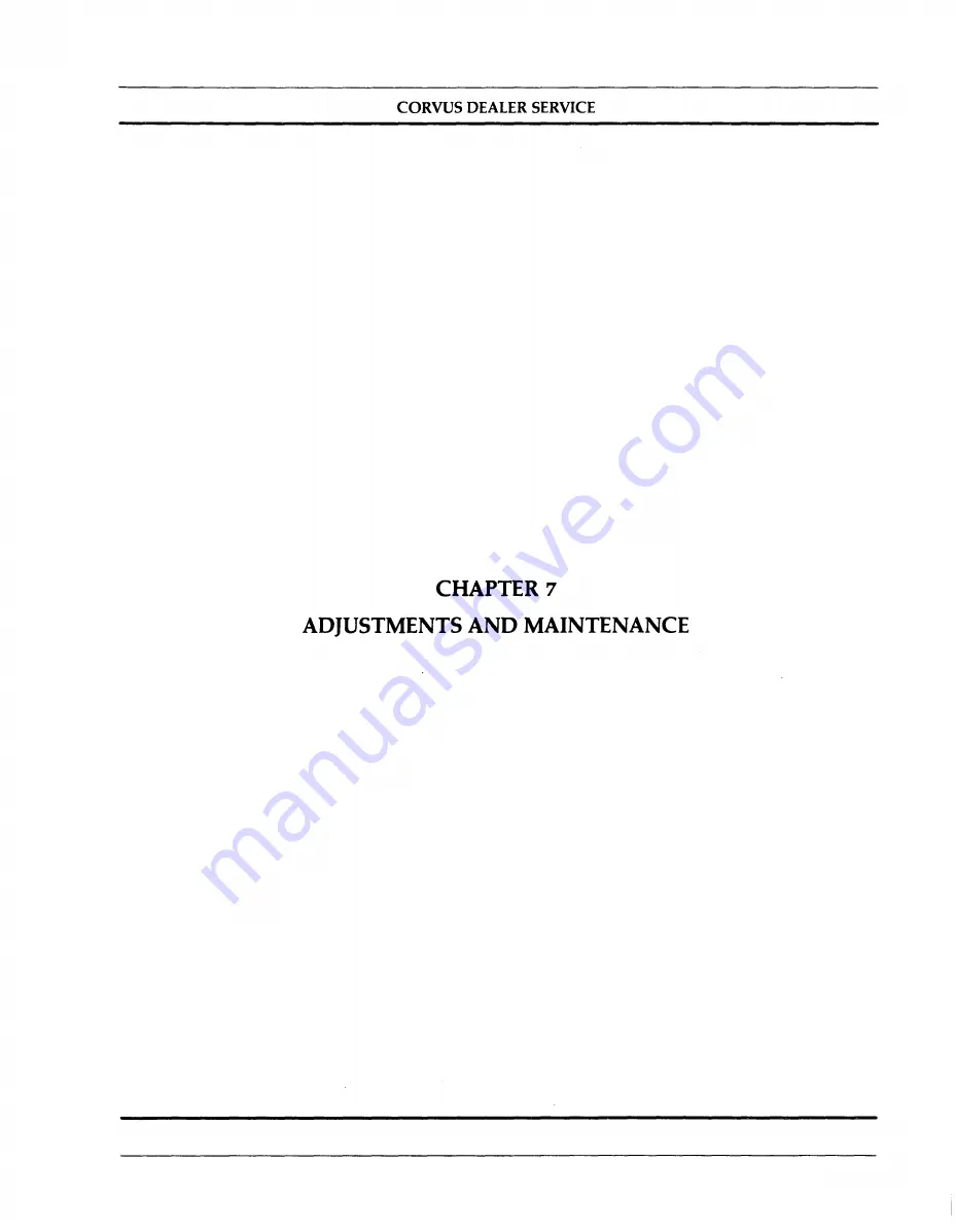 CORVUS 11MB Service Manual Download Page 54