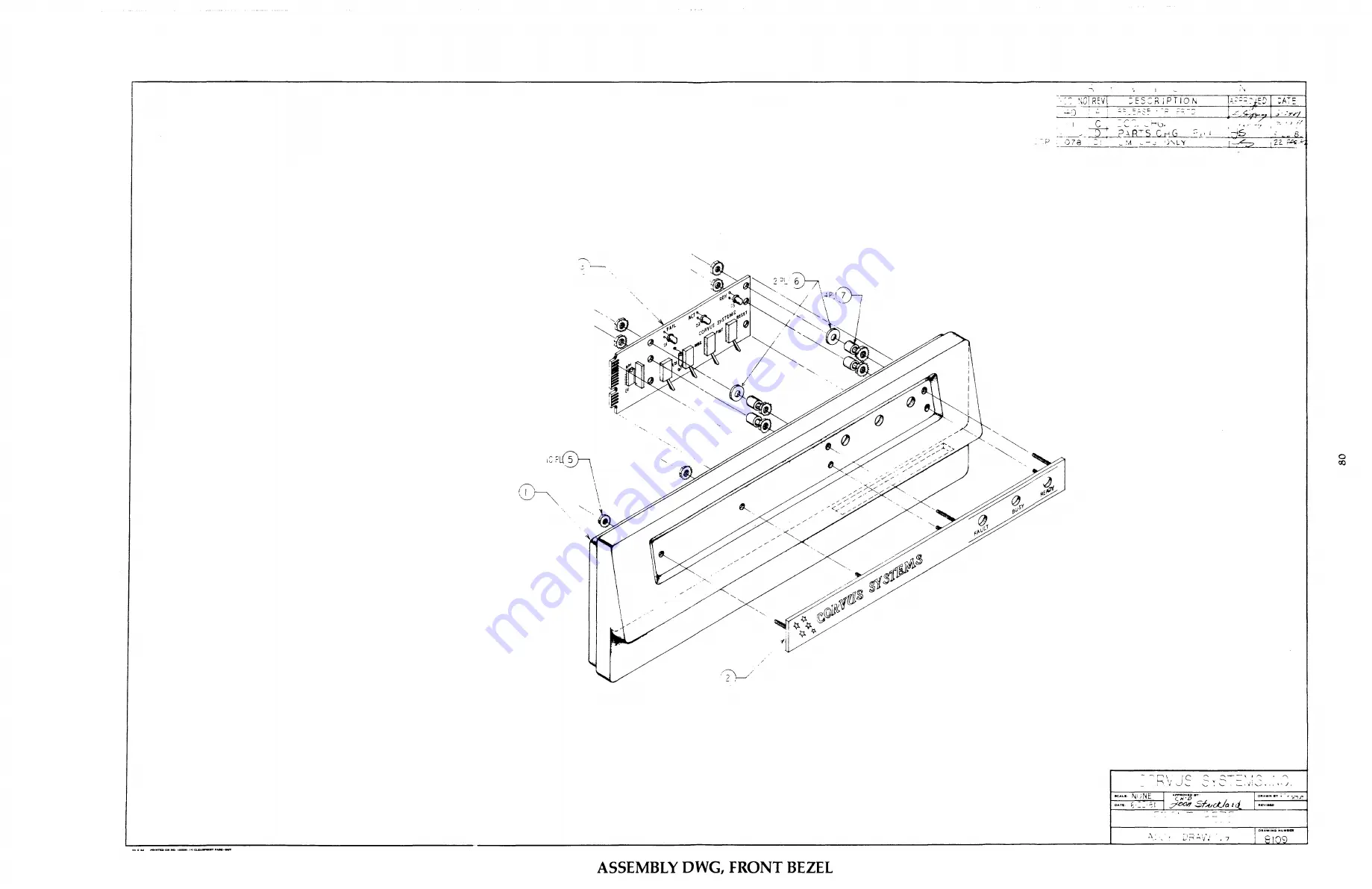 CORVUS 11MB Service Manual Download Page 106