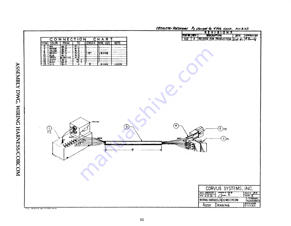 CORVUS 11MB Service Manual Download Page 108