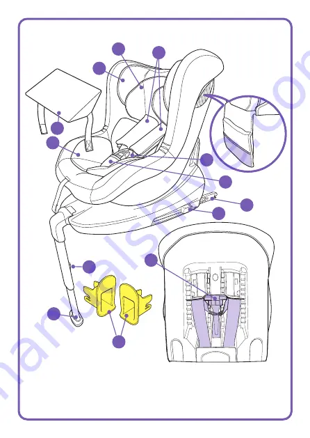 Cosatto Come and Go Rotate Instructions Manual Download Page 58