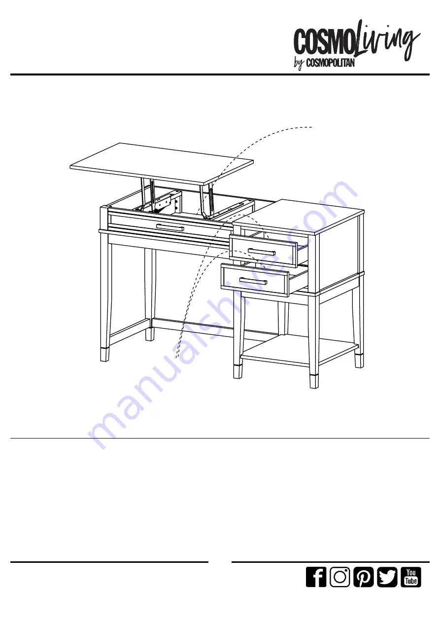 Cosmopolitan COSMOLiving 5228013COM Скачать руководство пользователя страница 14