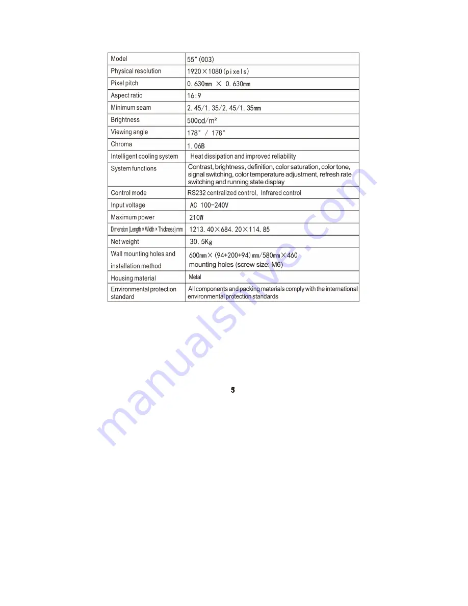 Costar Video Systems CM55VW User Manual Download Page 8