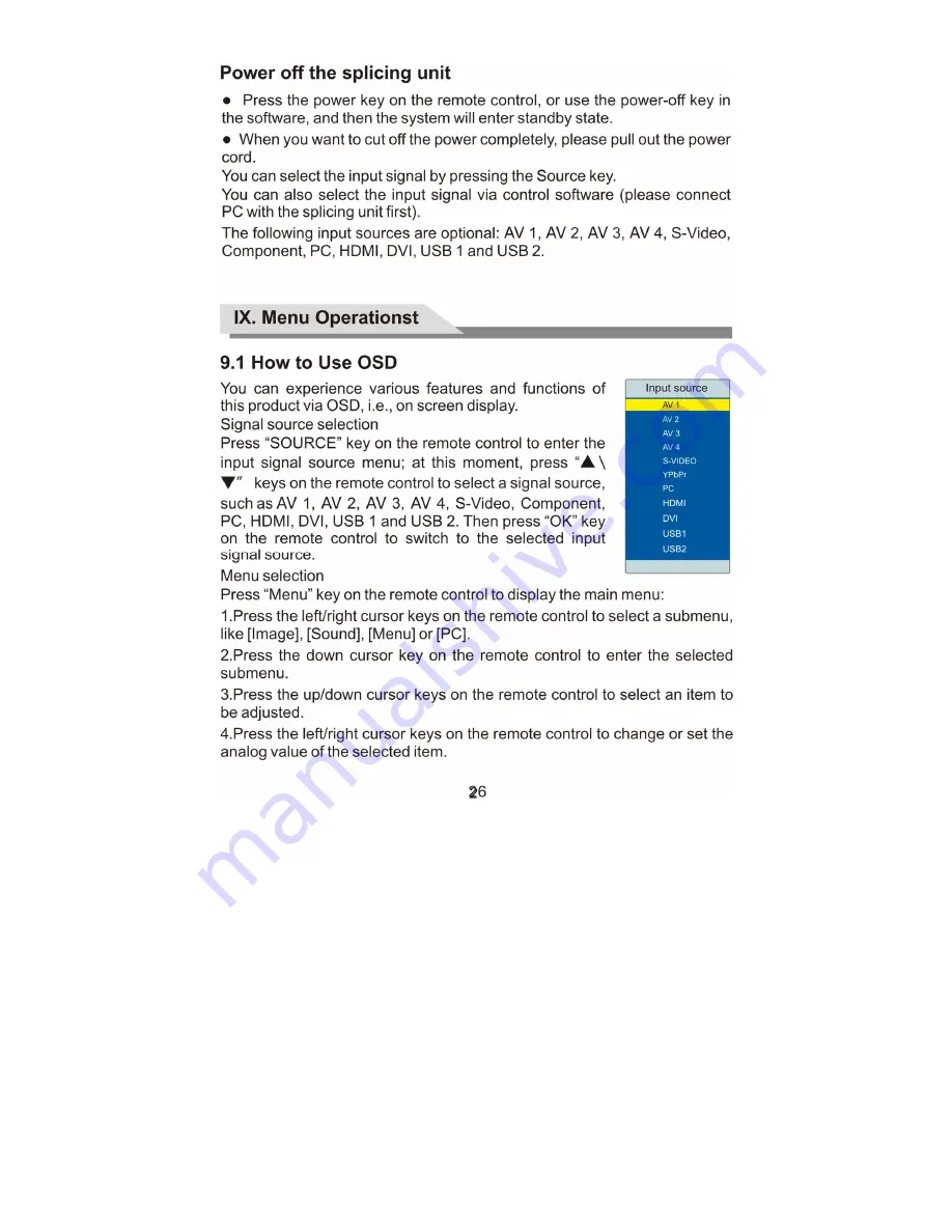 Costar Video Systems CM55VW User Manual Download Page 25