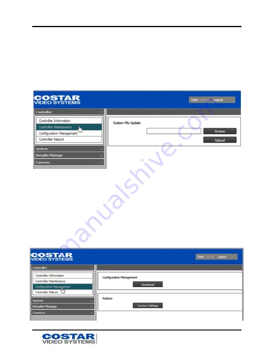 Costar Video Systems CVI5000 User Manual Download Page 22