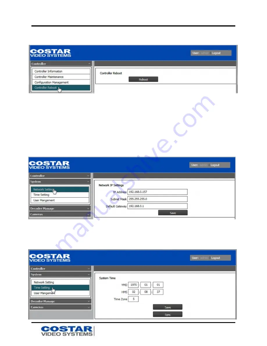 Costar Video Systems CVI5000 Скачать руководство пользователя страница 23