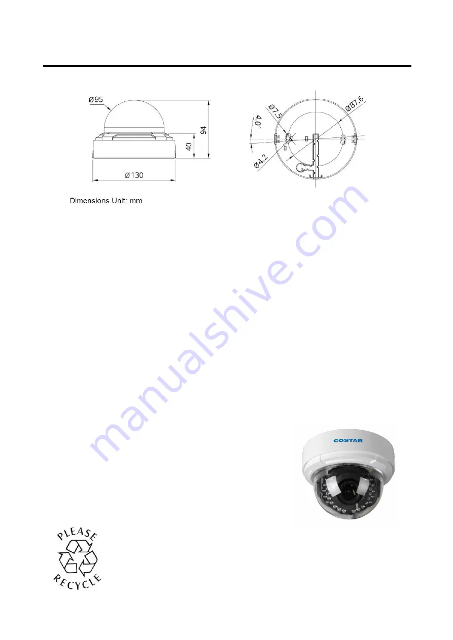 Costar CDT4H12IFW Instruction Manual Download Page 20