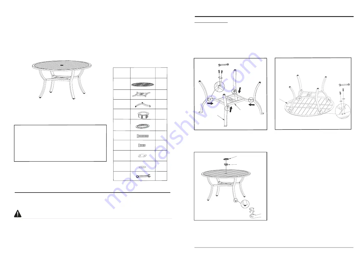 Costco 1031519 Assembly / Care & Use Instructions Download Page 1