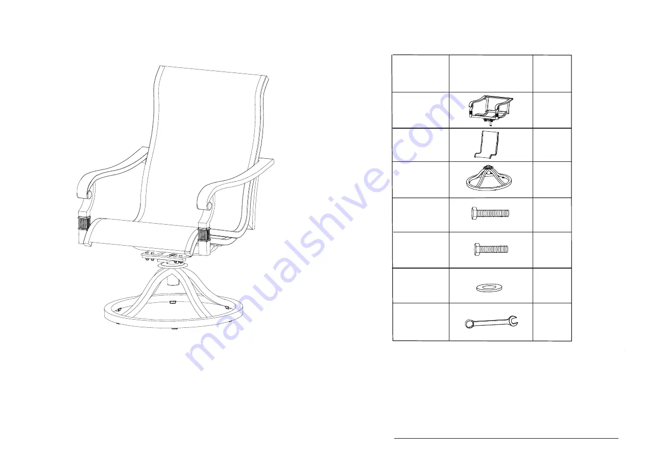 Costco 1031519 Assembly / Care & Use Instructions Download Page 8