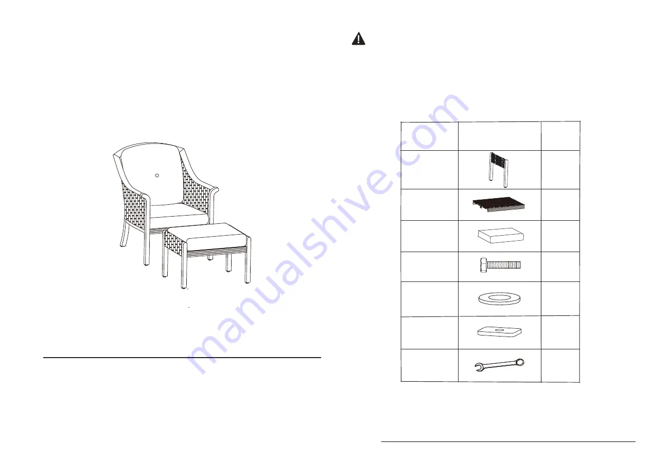 Costco 1500058 Assembly / Care & Use Instructions Download Page 5