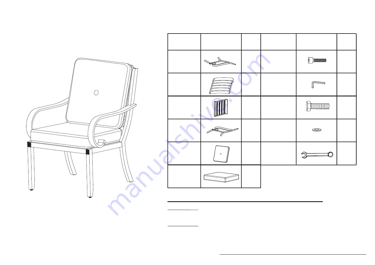 Costco 1500066 Assembly / Care & Use Instructions Download Page 11