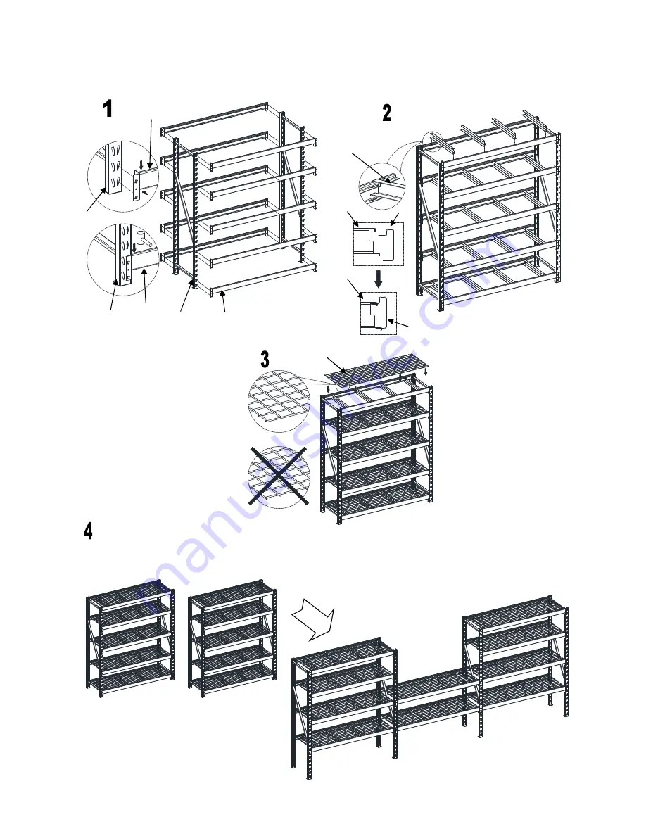 Costco GORILLA RACK CCA72IR5S-BT Скачать руководство пользователя страница 3