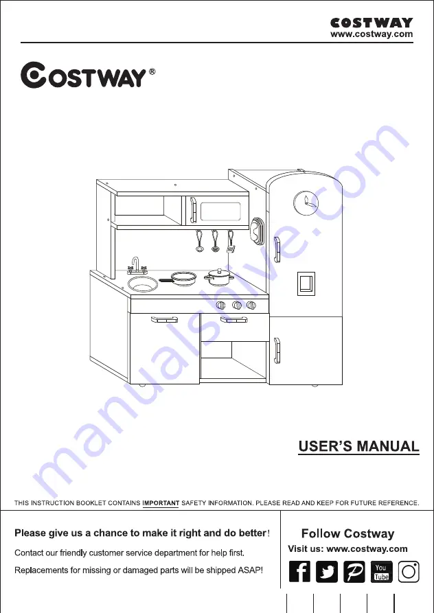 Costway 14957380 User Manual Download Page 2