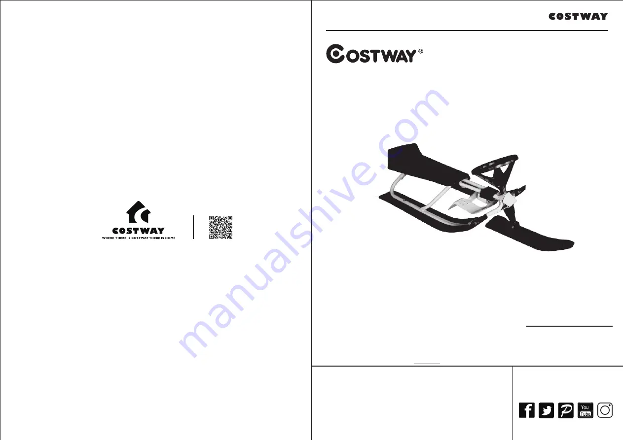 Costway OP70074 Owner'S Manual Download Page 1