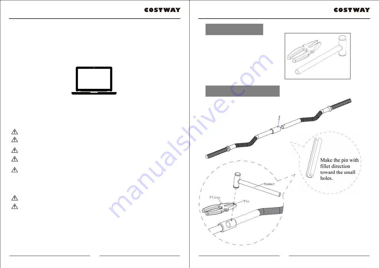 Costway SP35579 Скачать руководство пользователя страница 2