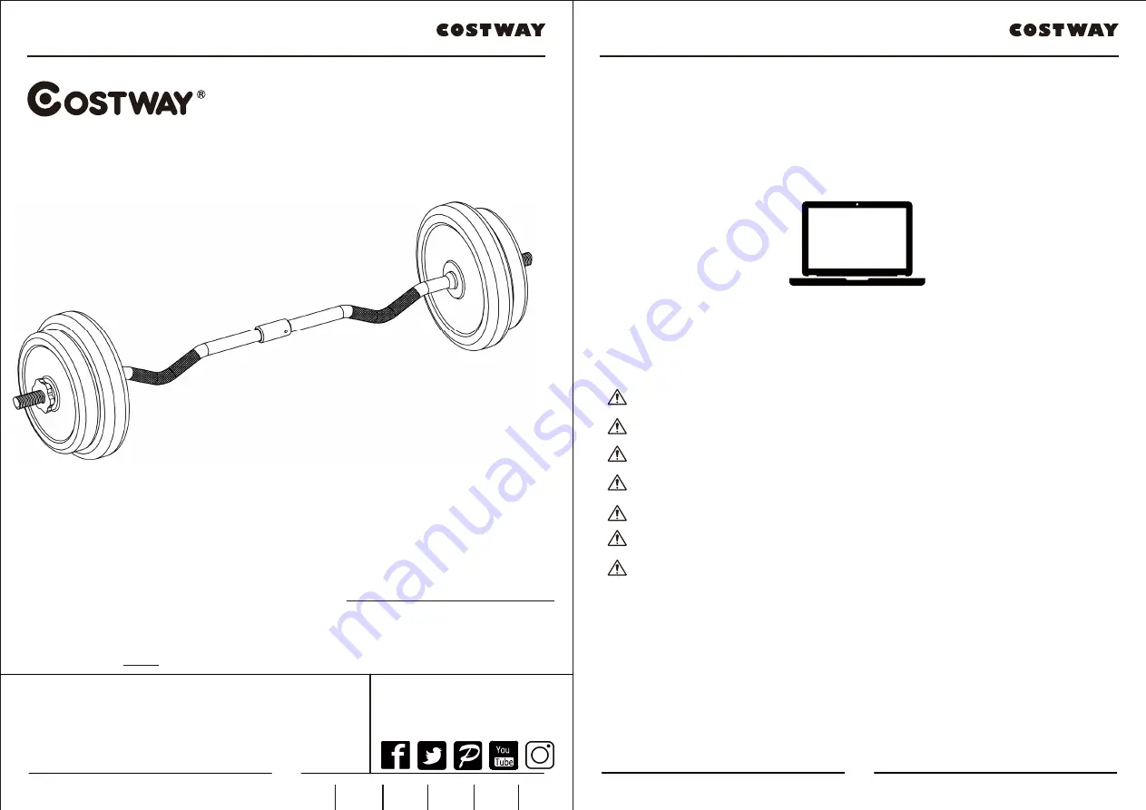 Costway SP35579 Скачать руководство пользователя страница 14