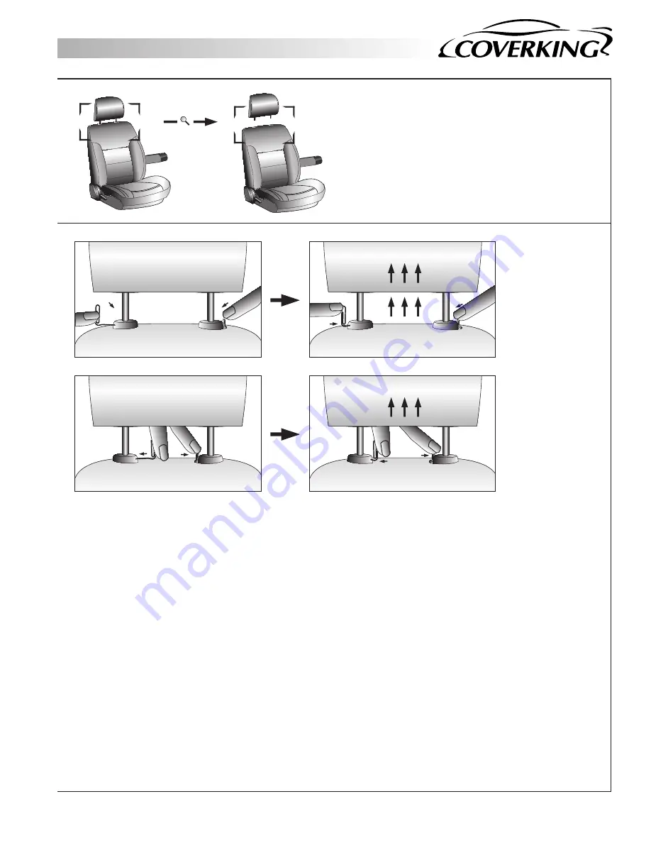 COVERKING Custom Seat Cover Installation Manual Download Page 6