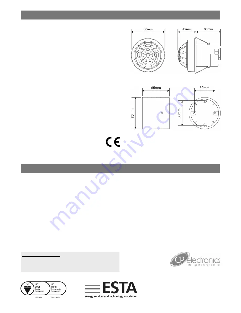 CP EBDHS-DD-LT30 Скачать руководство пользователя страница 12