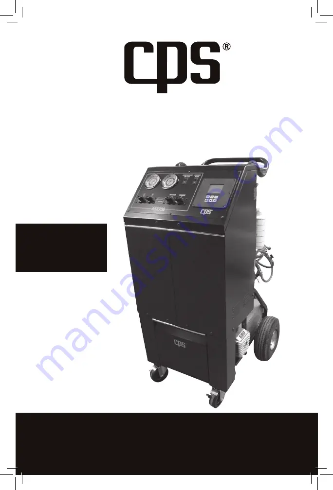 CPS AR2700 Series Operation Manual Download Page 1