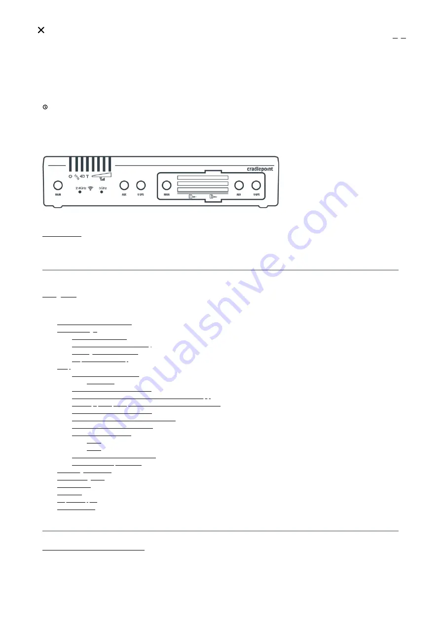 Cradlepoint AER2200 Series Скачать руководство пользователя страница 1