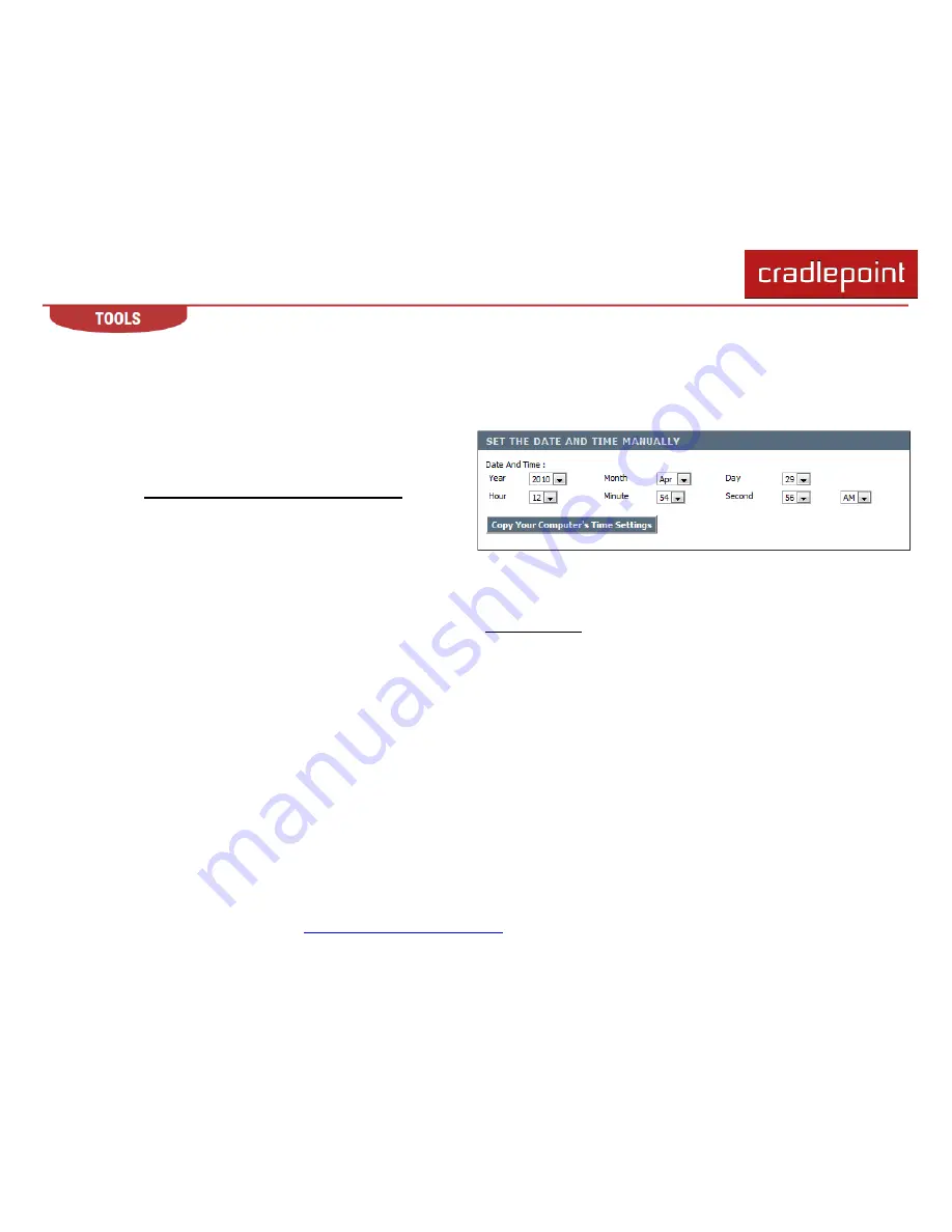 Cradlepoint CBA750 Series User Manual Download Page 64