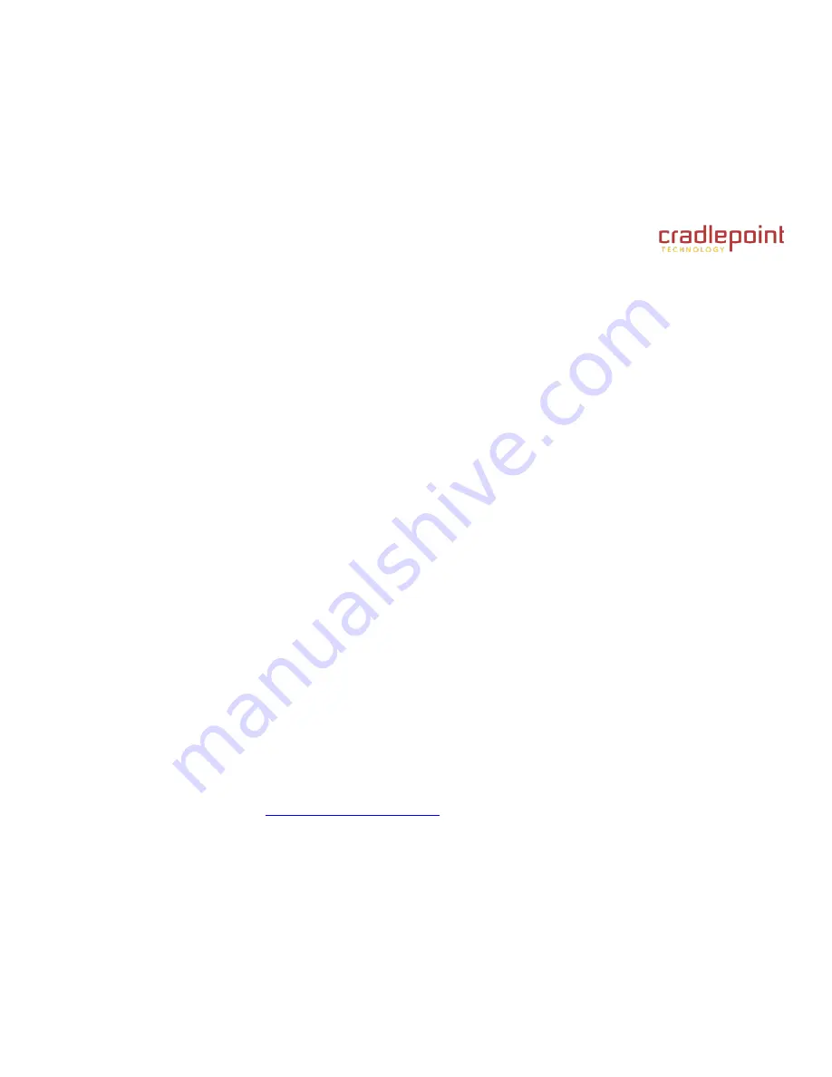 Cradlepoint MBR95 Product Manual Download Page 6