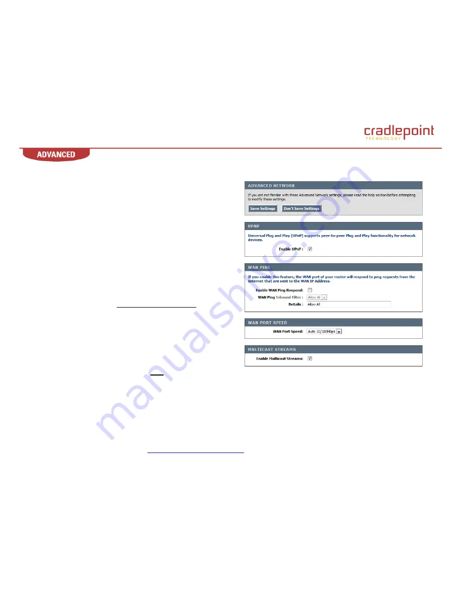 Cradlepoint WIPIPE MBR1000 Скачать руководство пользователя страница 54