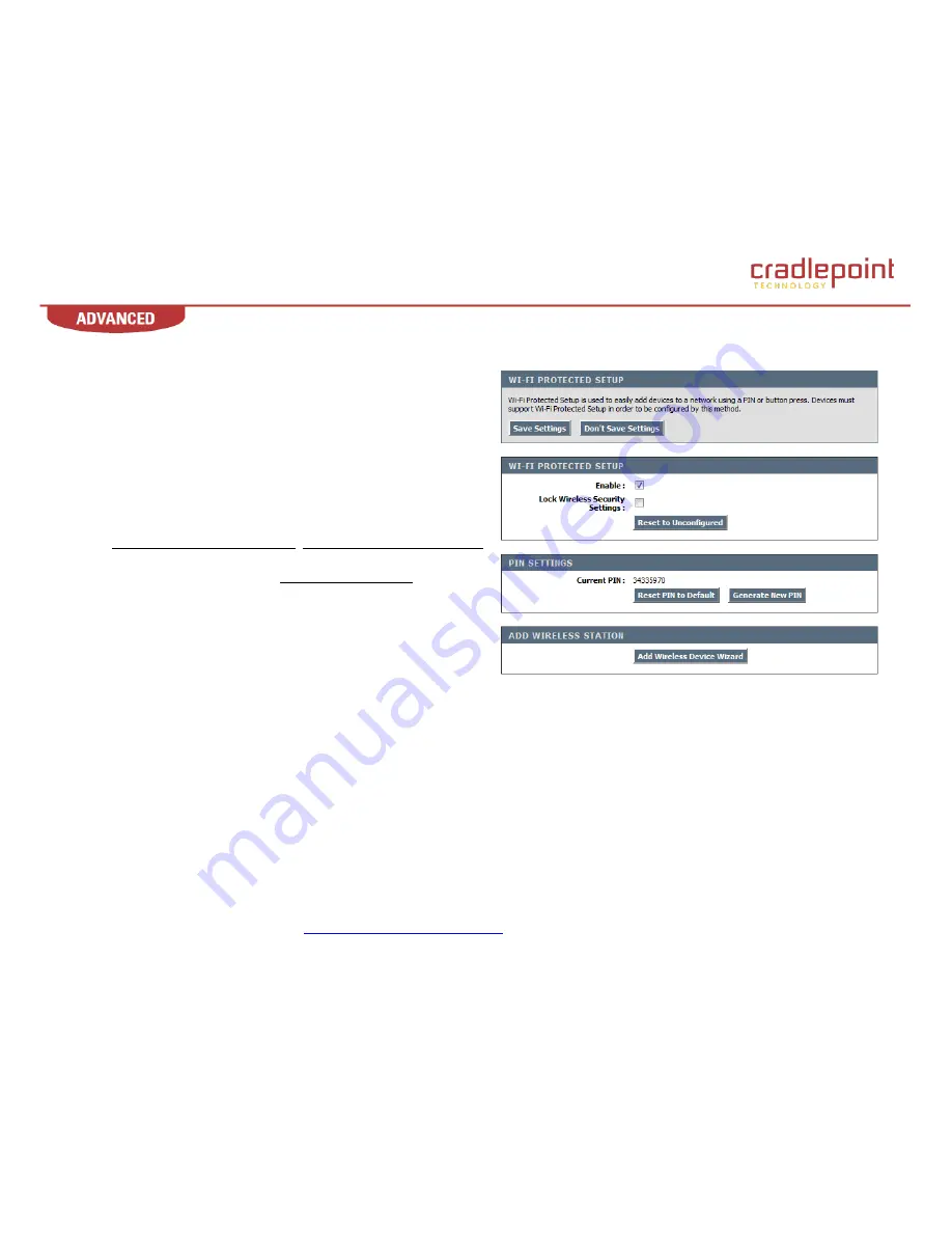 Cradlepoint WIPIPE MBR1000 Product Manual Download Page 71