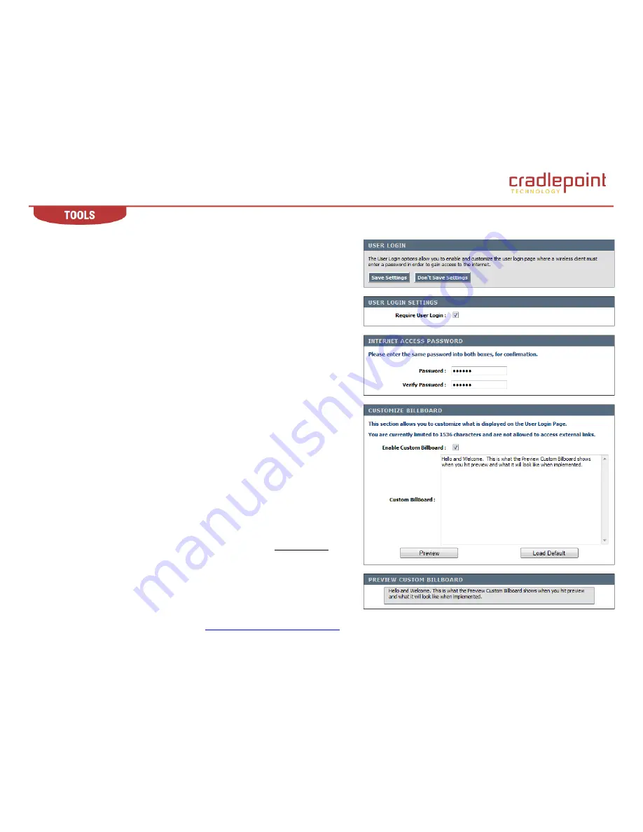 Cradlepoint WIPIPE MBR1000 Product Manual Download Page 105