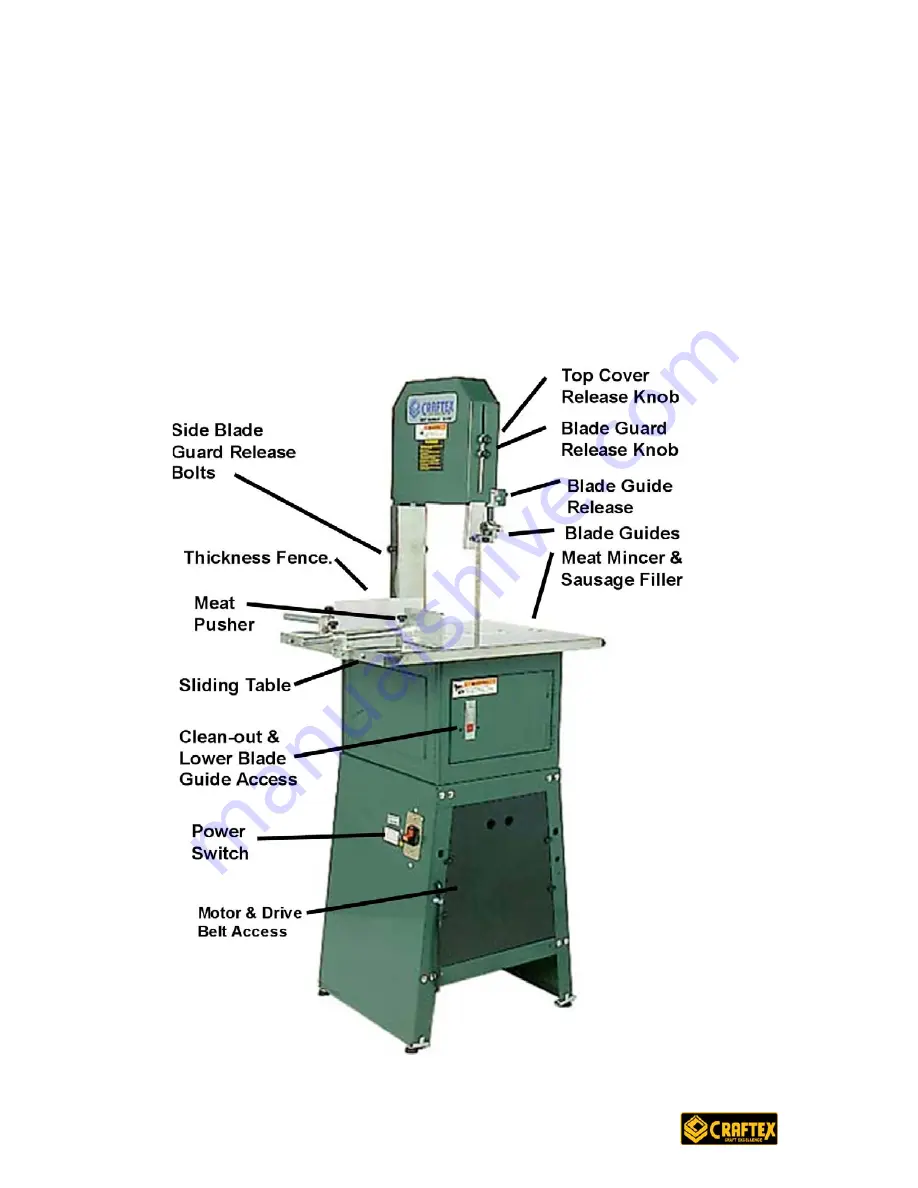 Craftex B1012 Скачать руководство пользователя страница 6