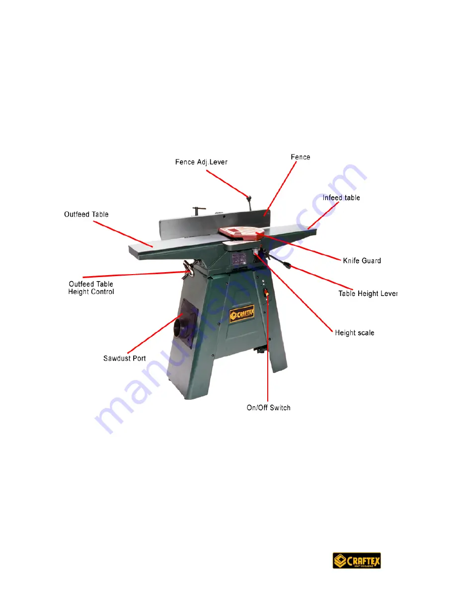 Craftex CT056 Owner'S Manual Download Page 6