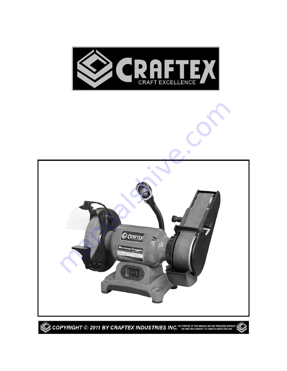 Craftex Ct169 Скачать руководство пользователя страница 1