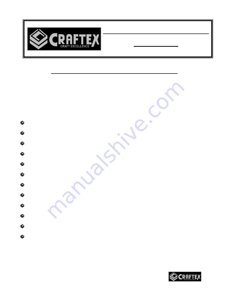 Craftex CT169N User Manual Download Page 5