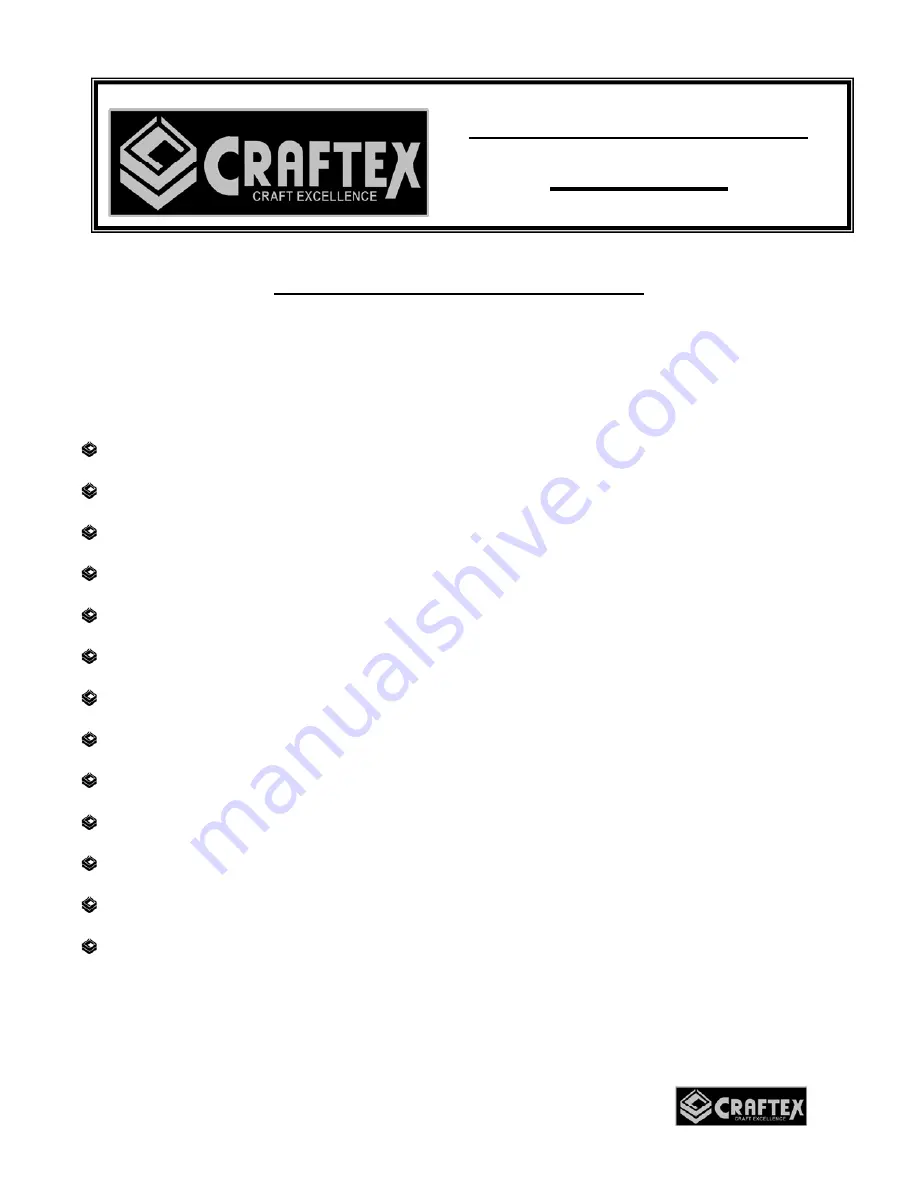 Craftex CT191 User Manual Download Page 5