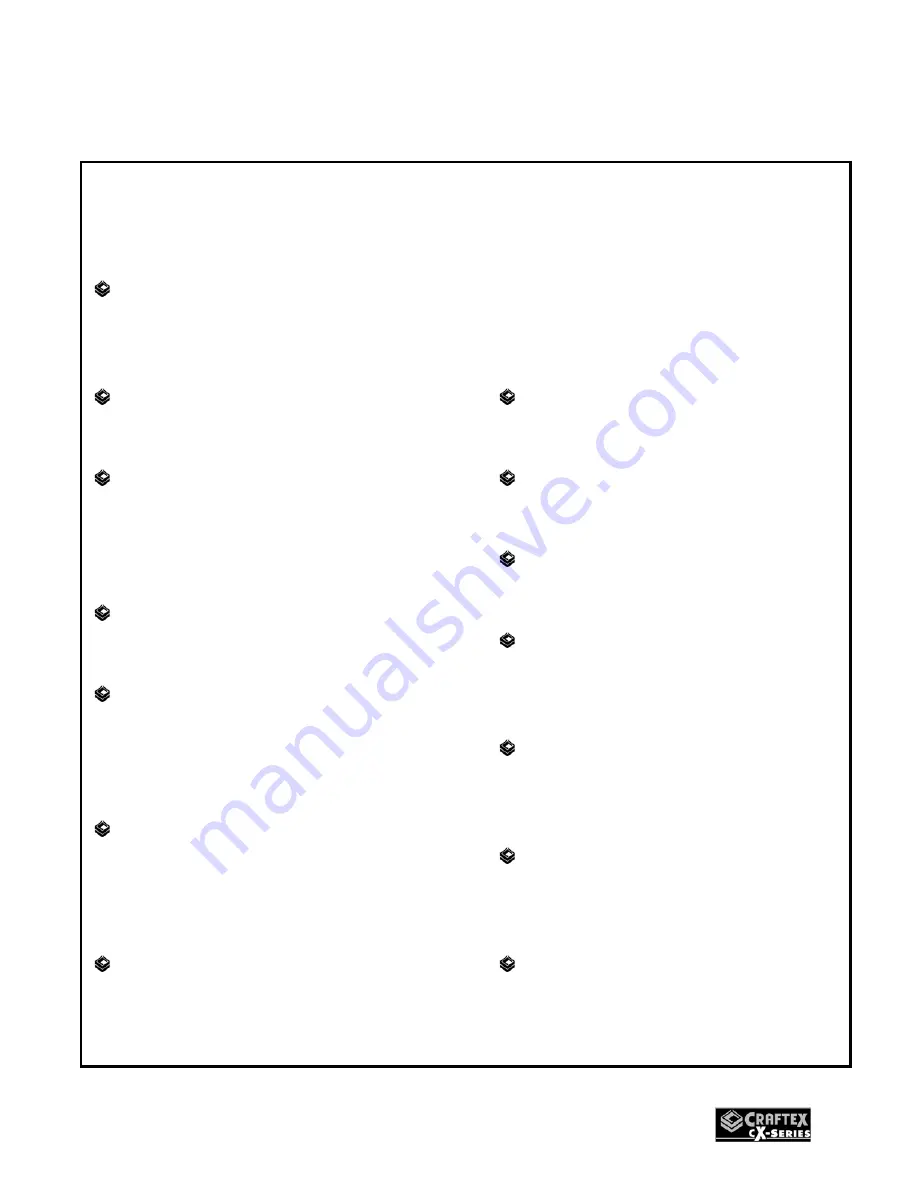 Craftex CX102 User Manual Download Page 3