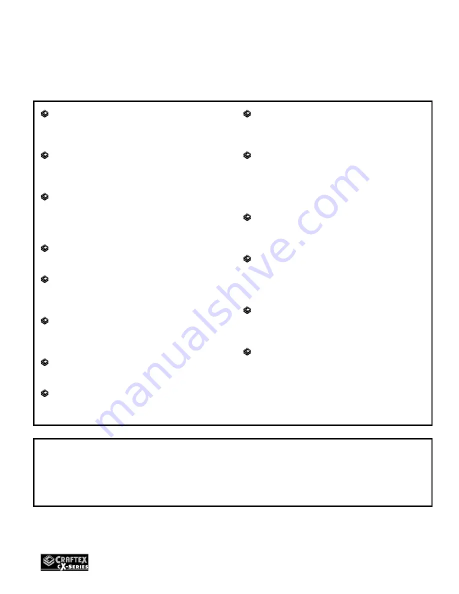 Craftex CX502 User Manual Download Page 4