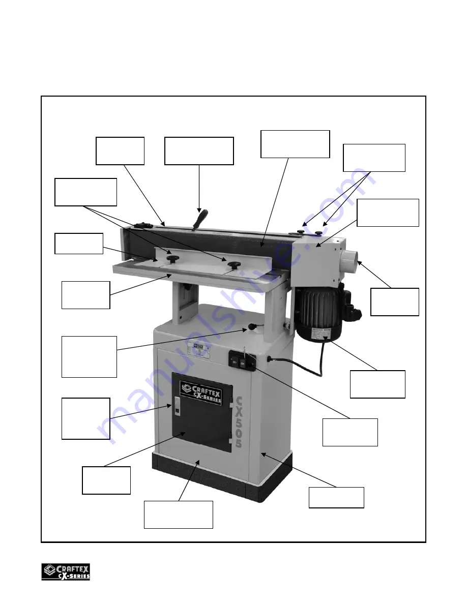 Craftex CX505 Скачать руководство пользователя страница 6