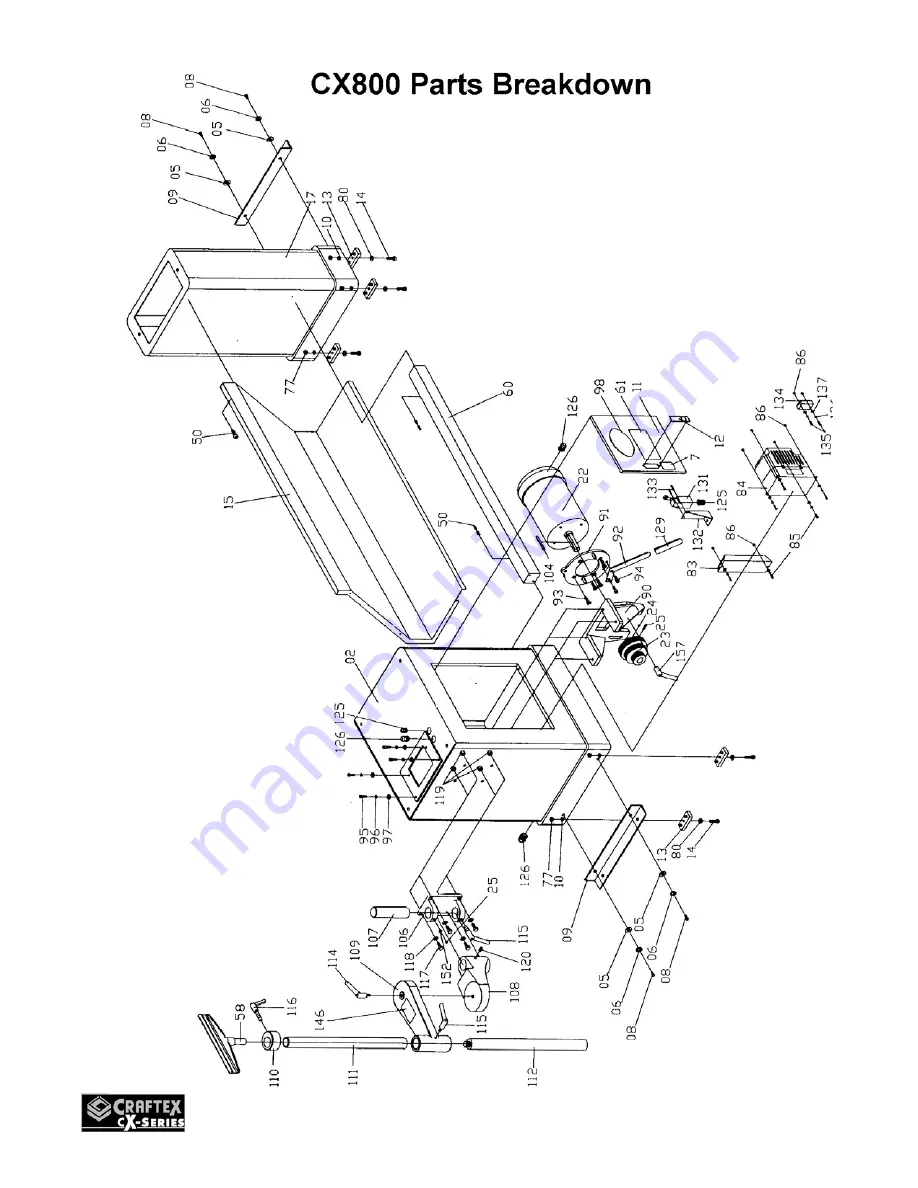 Craftex CX800 User Manual Download Page 23