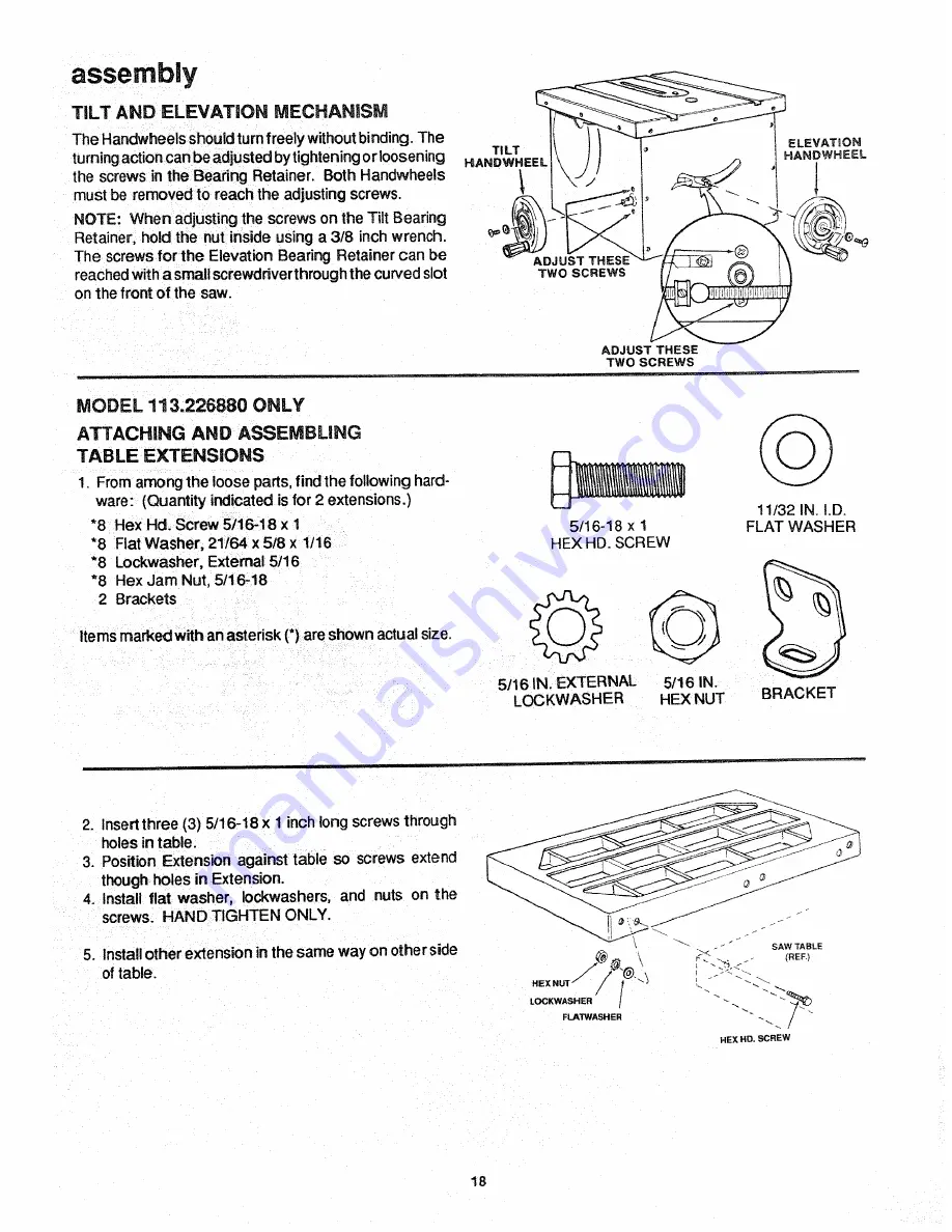 Craftsman 1!3.298090 Owner'S Manual Download Page 18