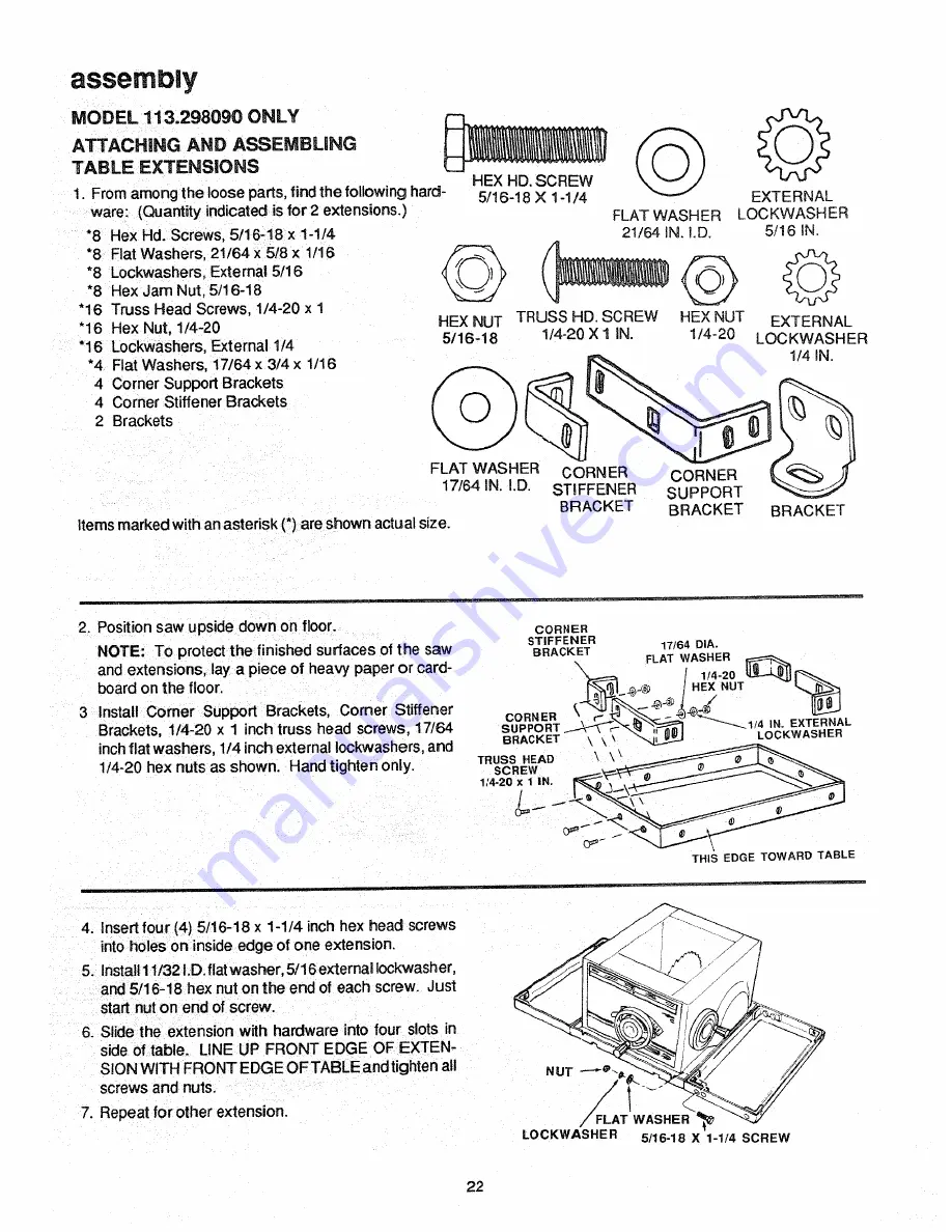 Craftsman 1!3.298090 Owner'S Manual Download Page 22