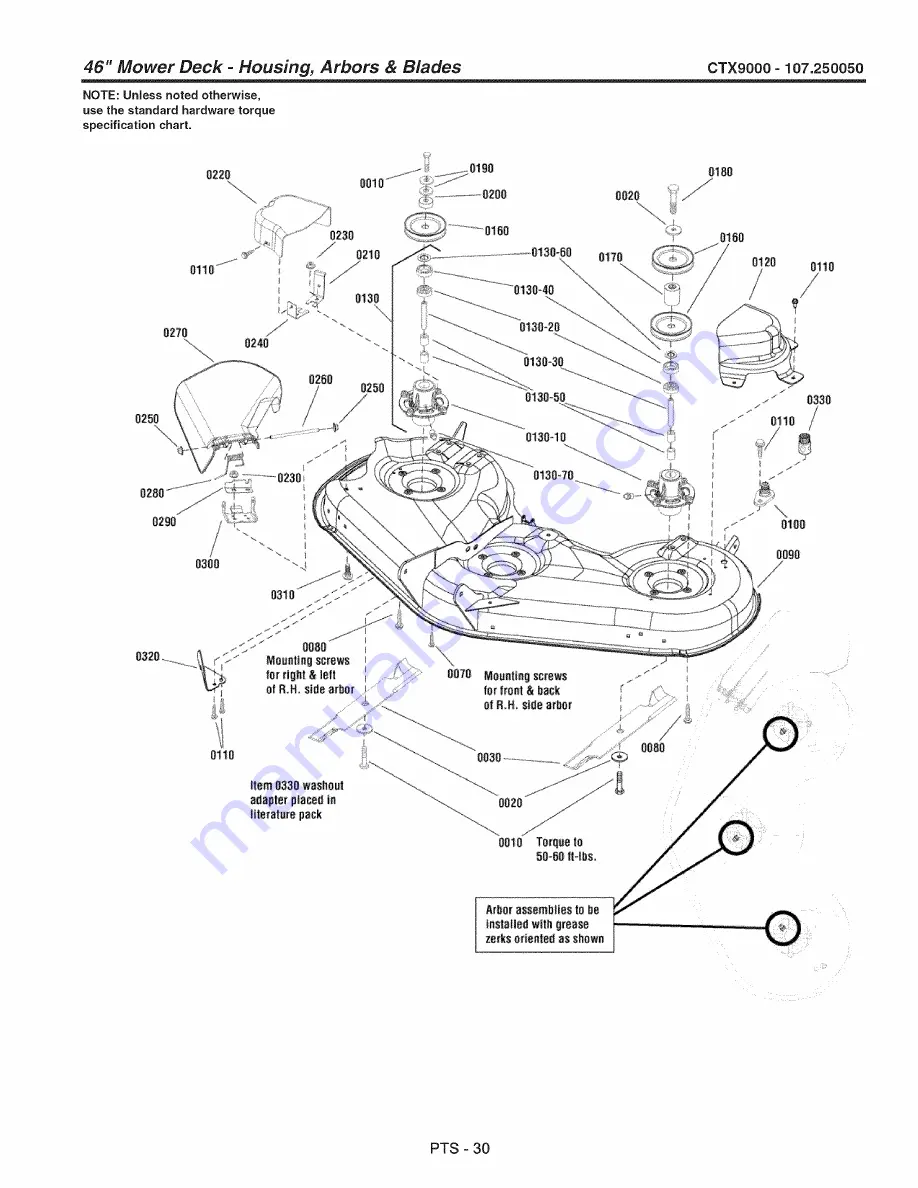 Craftsman 107.250050 Operator'S Manual Download Page 64