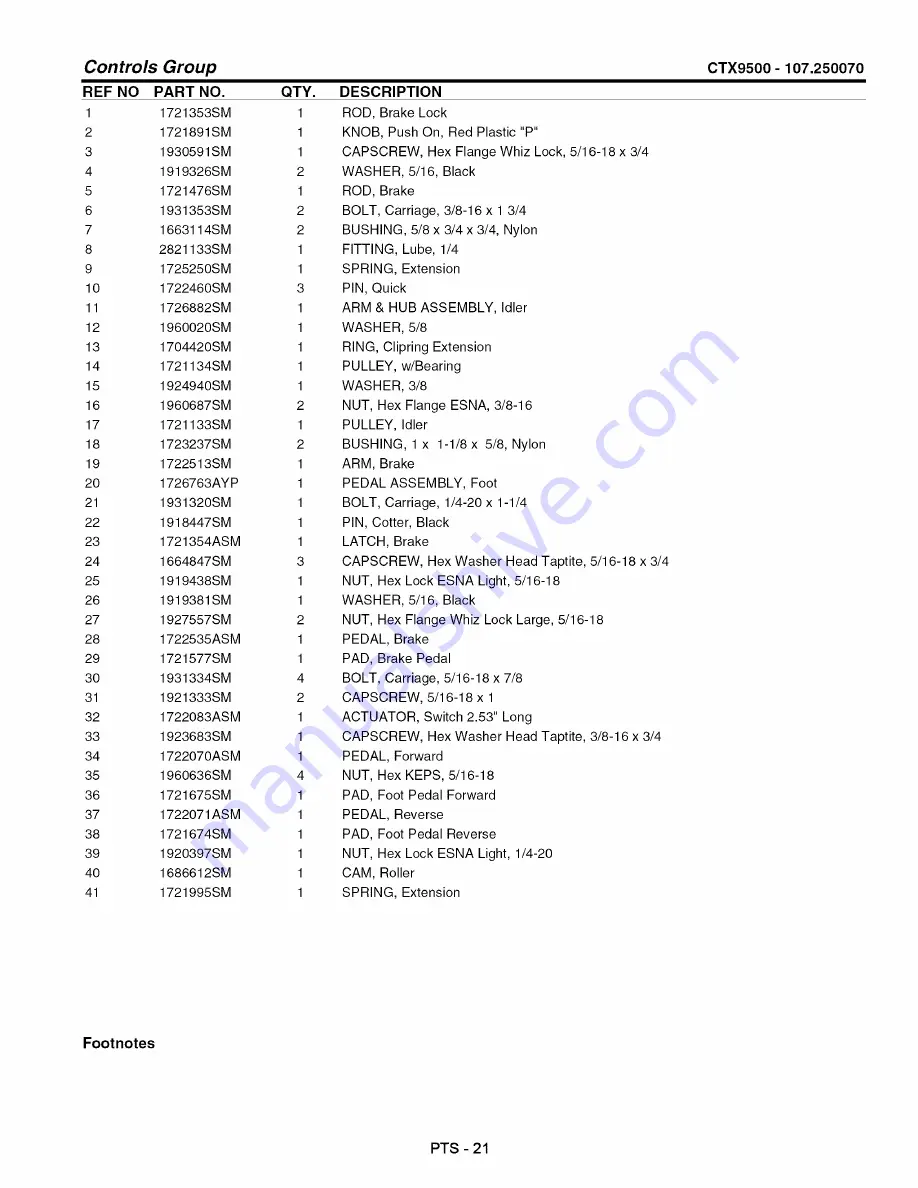 Craftsman 107.250070 Operator'S Manual Download Page 57