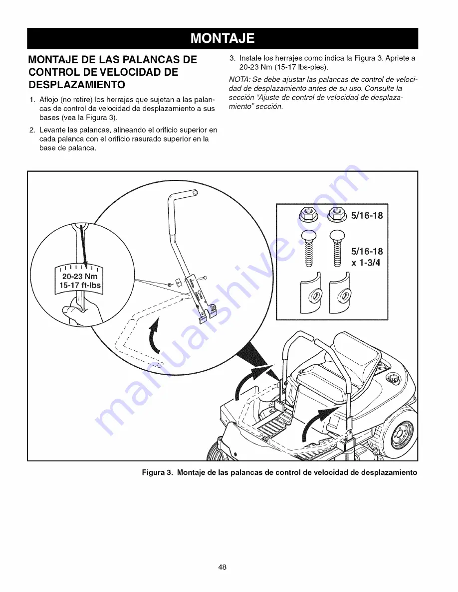 Craftsman 107.289860 Operator'S Manual Download Page 48