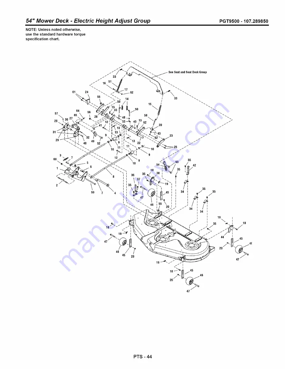 Craftsman 107289850 PGT9500 Скачать руководство пользователя страница 108