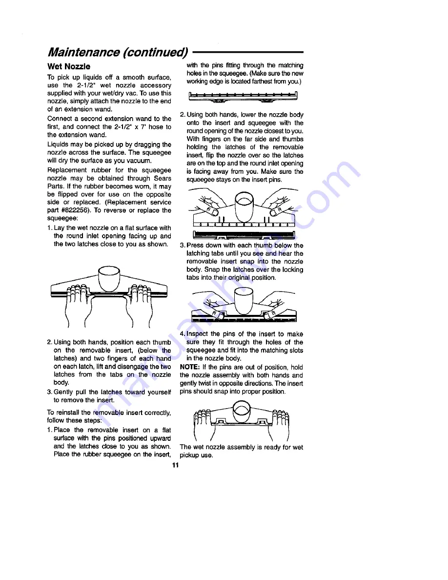 Craftsman 113.177610 Owner'S Manual Download Page 11