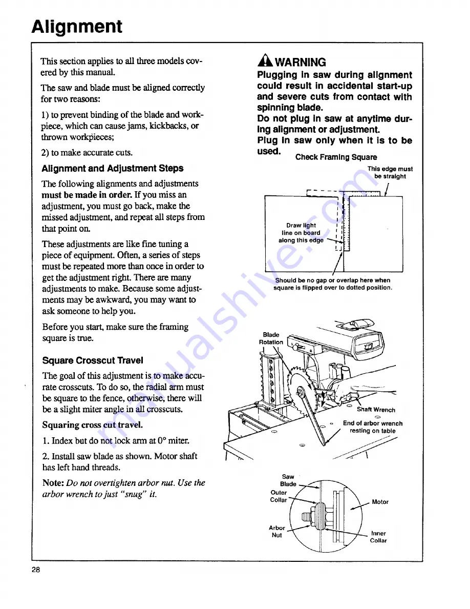 Craftsman 113.196120 Owner'S Manual Download Page 28